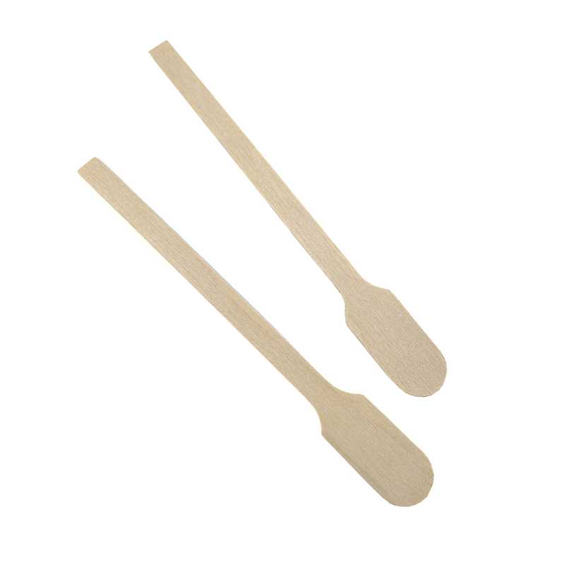 Spatule à mélanger en bois, longueur 11 cm, 10 pièces
