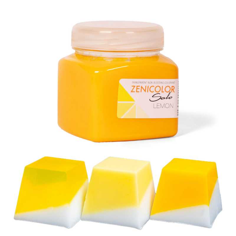 ZENICOLOR SOLO, colorant à faire fondre et à verser, 250 g Citron
