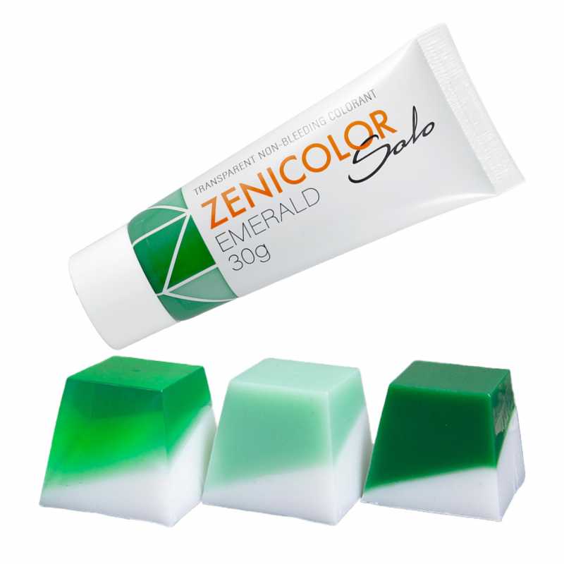 ZENICOLOR SOLO, colorant à faire fondre et à verser, 30 g Emeraude