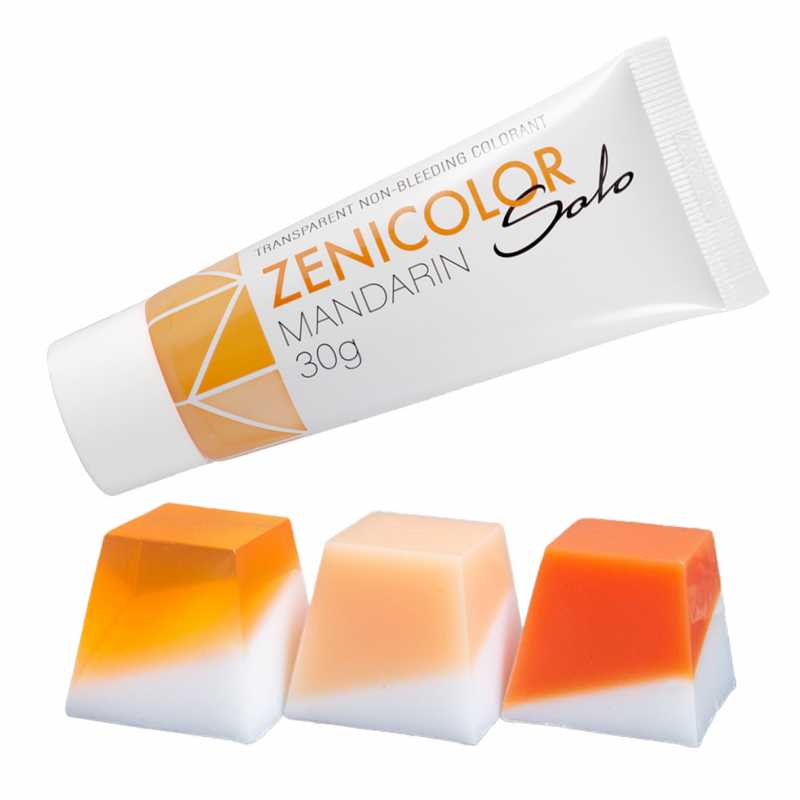 ZENICOLOR SOLO, colorant à fondre et à verser, 30 g Mandarine