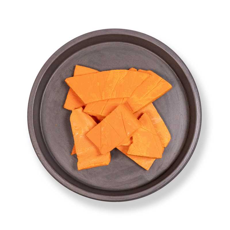 Bloc de teinture pour bougie, orange clair, 10 g