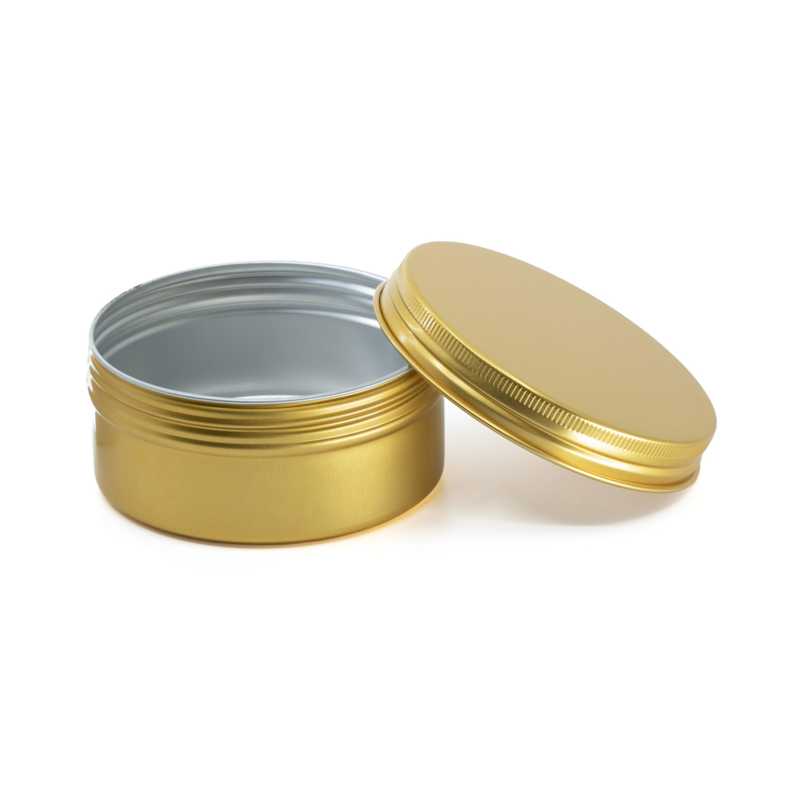 Pot en aluminium doré, 82 mm, 150 ml