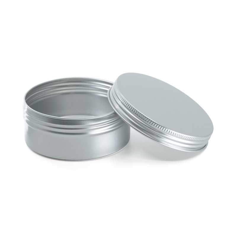 Pot en aluminium argenté, 92 mm, 200 ml