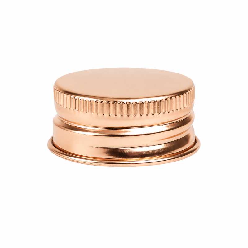 Bouchon en aluminium rose gold, 28/400