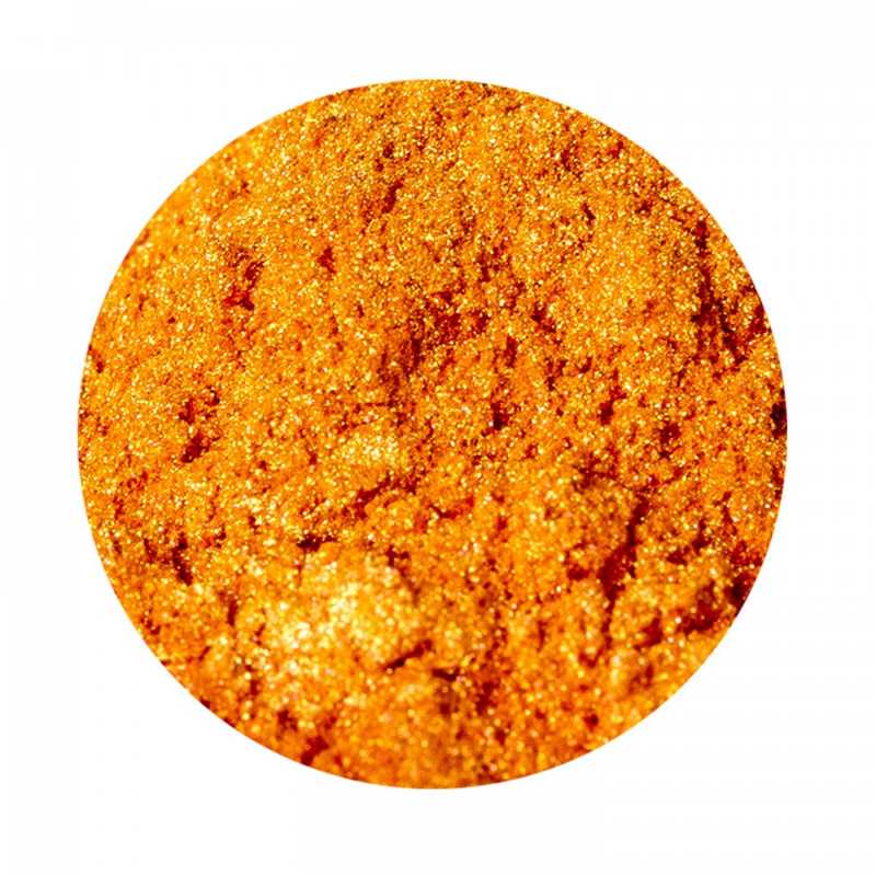 Pigment MICA en poudre, citrouille dorée, 10 g
