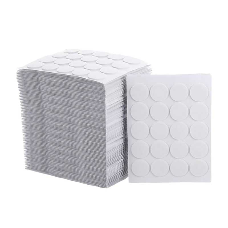 Mèche de bougie adhésive double face, 1,5 cm, 20 pcs