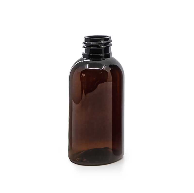 Bouteille en plastique ambrée, 24/410, 100 ml, 360 pcs