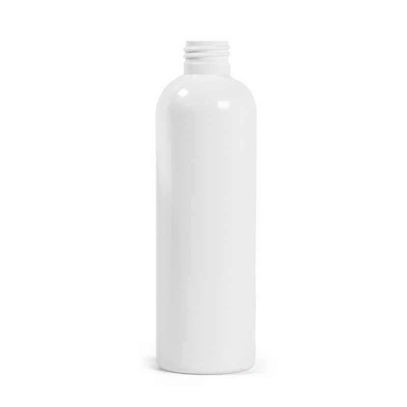 Flacon en plastique blanc, 24/410, sans bouchon, 250 ml