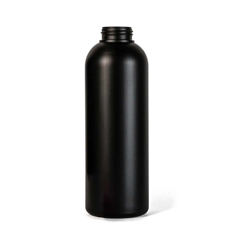 Bouteille plastique noire, 42 mm, 1 l