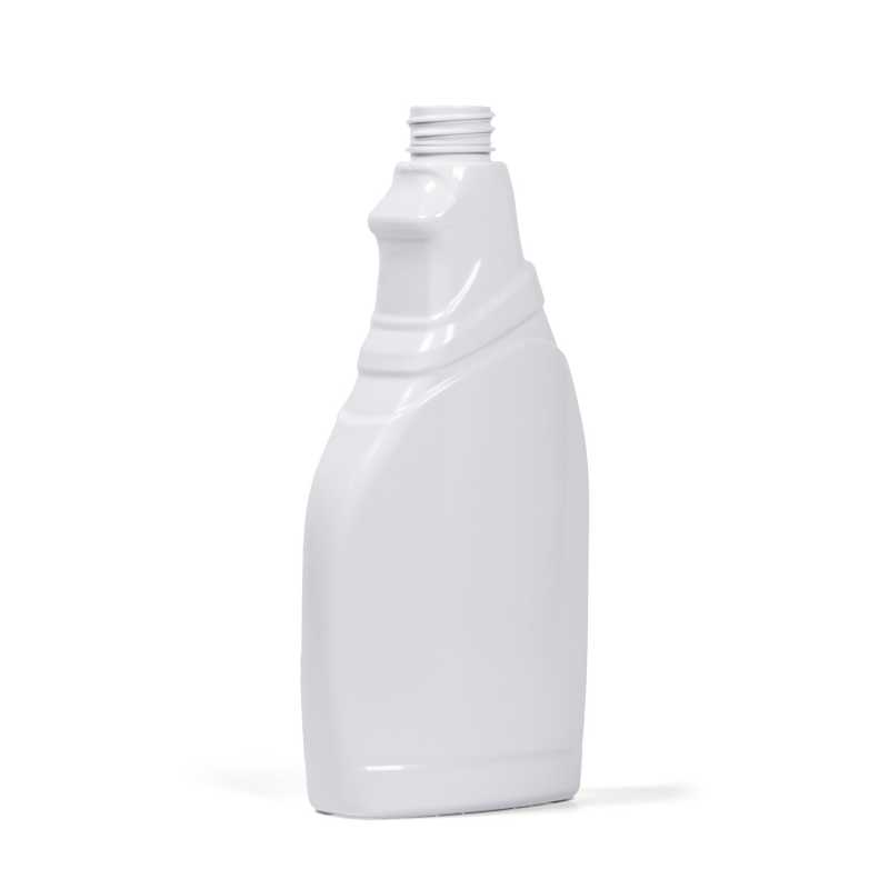 Bouteille en plastique pour détergent blanc, 500 ml