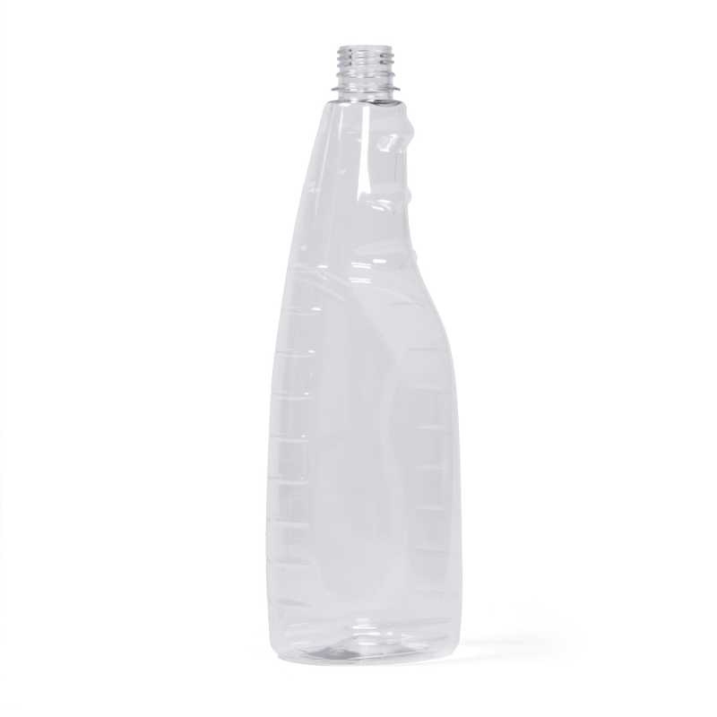 Bouteille plastique transparente pour détergent, 1 l