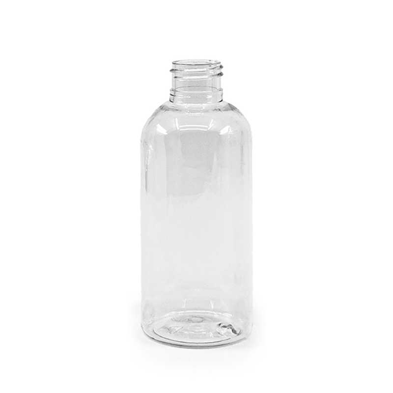 Bouteille arrondie en plastique transparent 24/410, 150 ml