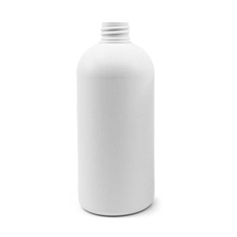 Bouteille en plastique blanc, HDPE 28/410, 500 ml
