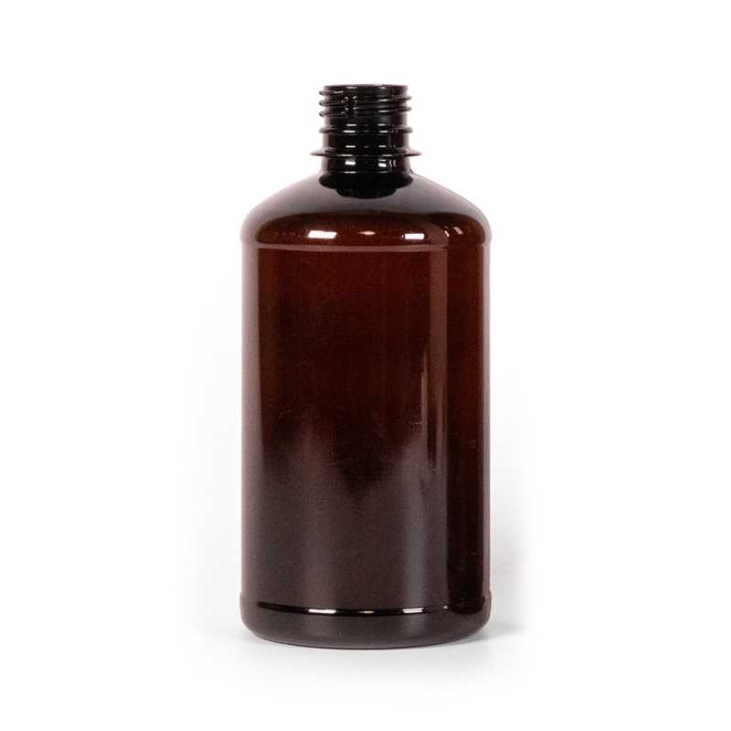 Bouteille en plastique marron, 500 ml