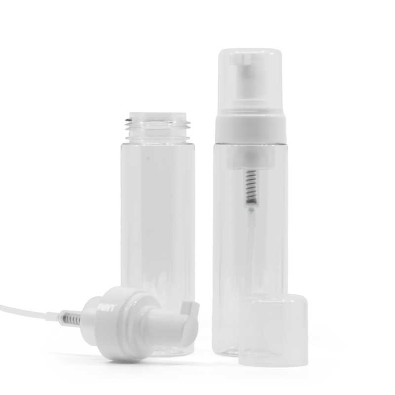 Bouteille en plastique transparent, 200 ml