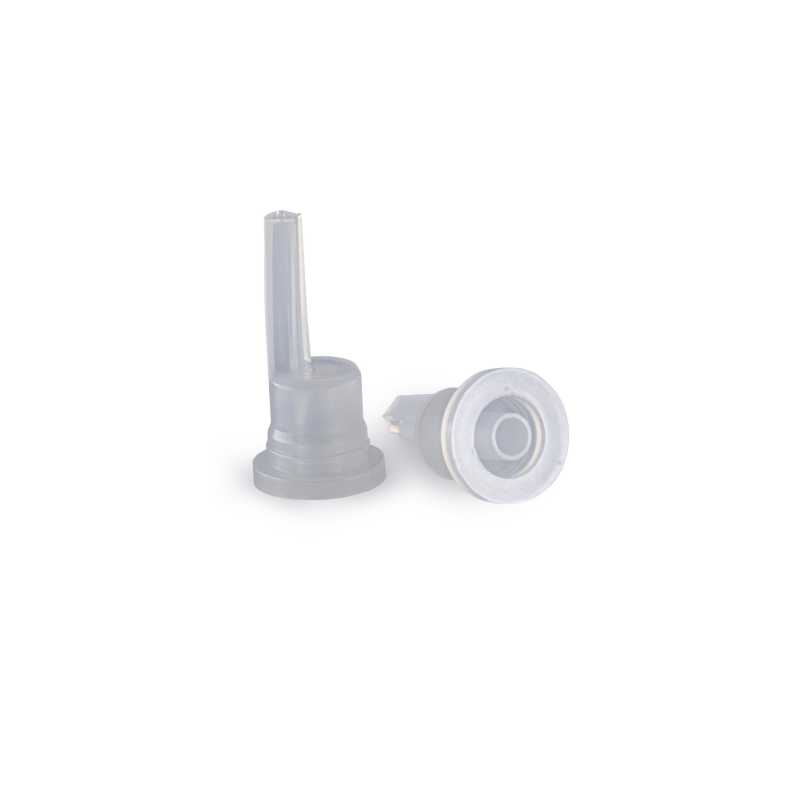Compte-gouttes intérieur en plastique pour flacons, 18 mm, long, 860 pièces