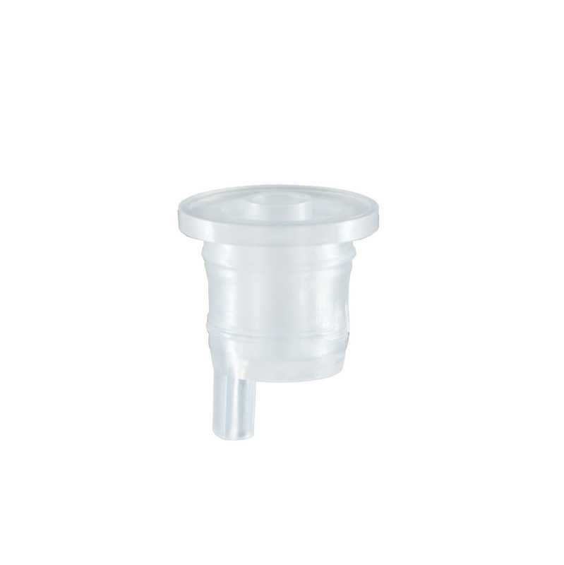 Compte-gouttes intérieur en plastique pour flacons, 18 mm, court