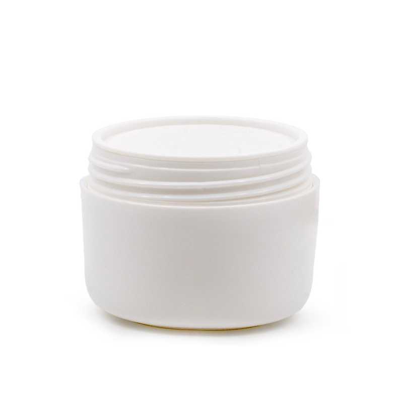 Pot plastique cosmétique blanc, 50 ml