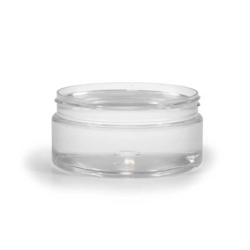 Pot en plastique transparent, 200 ml