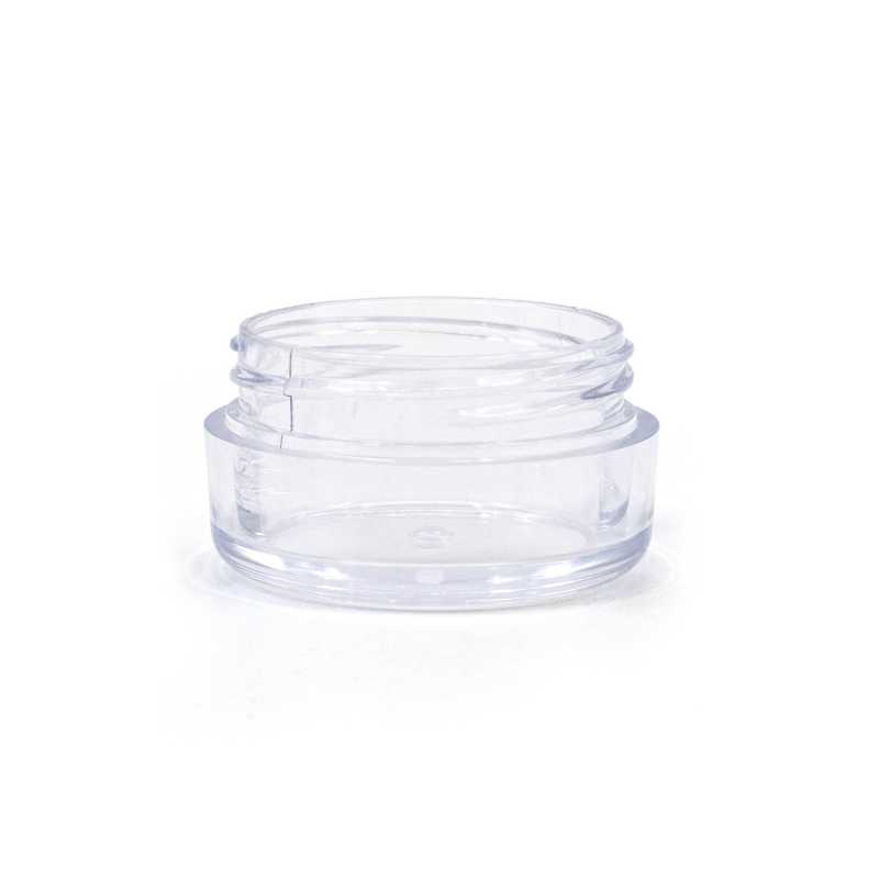 Pot en plastique transparent, 5 ml
