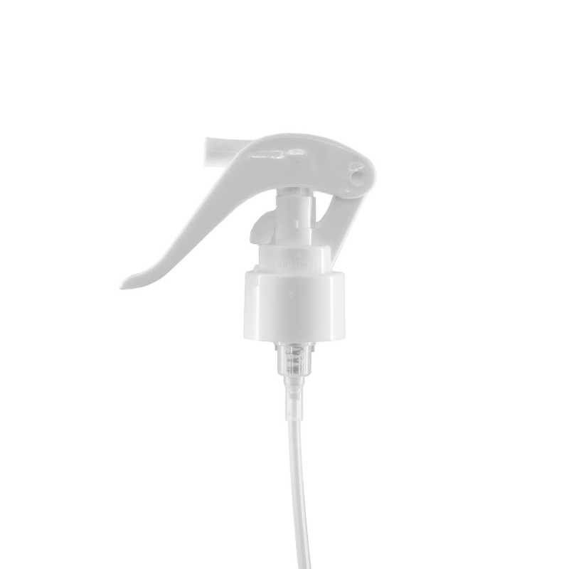 Mini vaporisateur à gâchette, blanc, col lisse, 24/410