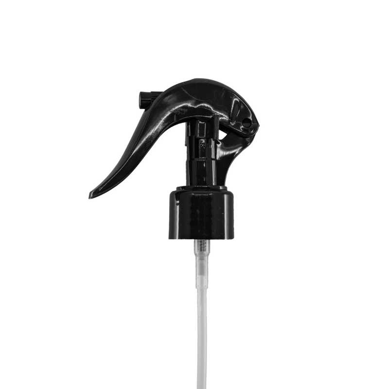 Mini vaporisateur à gâchette, noir, collier lisse, 24/410