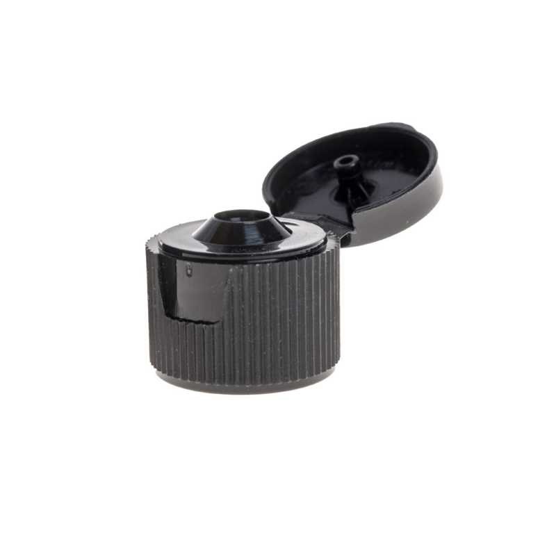 Bouchon plastique noir, 18/410