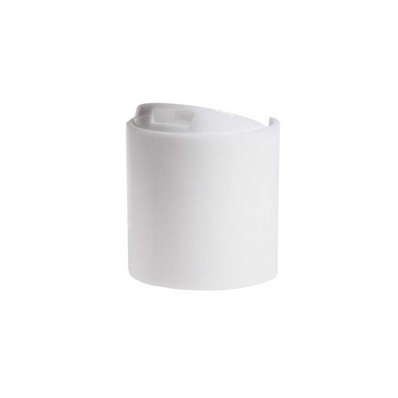 Bouchon supérieur en plastique blanc, 24/410