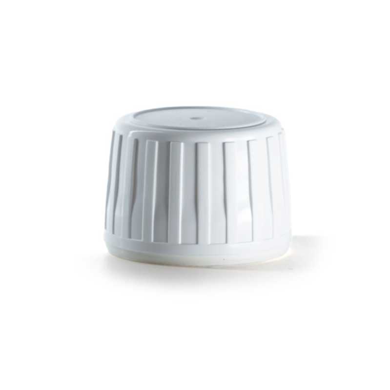 Bouchon en plastique blanc, 28/410