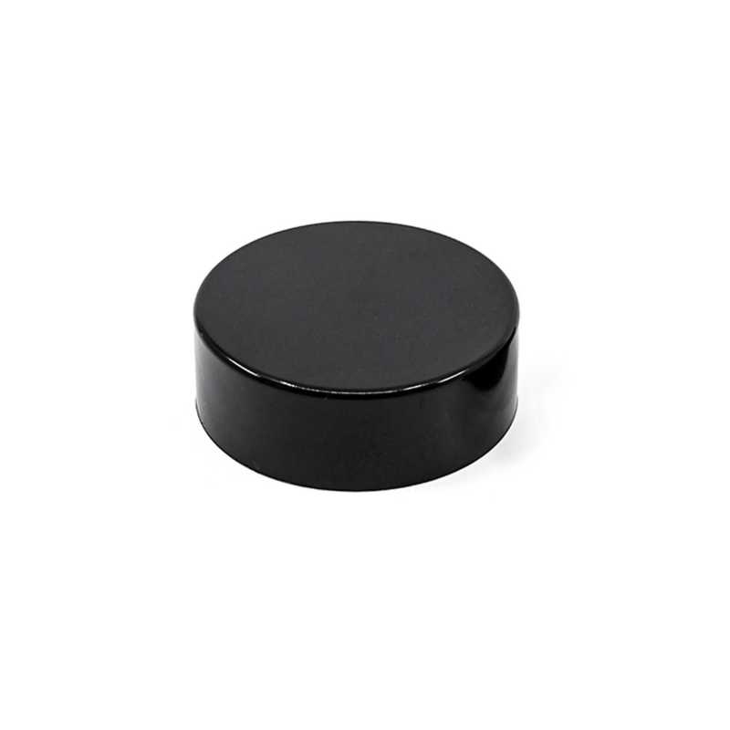 Couvercle en plastique noir, 35 mm