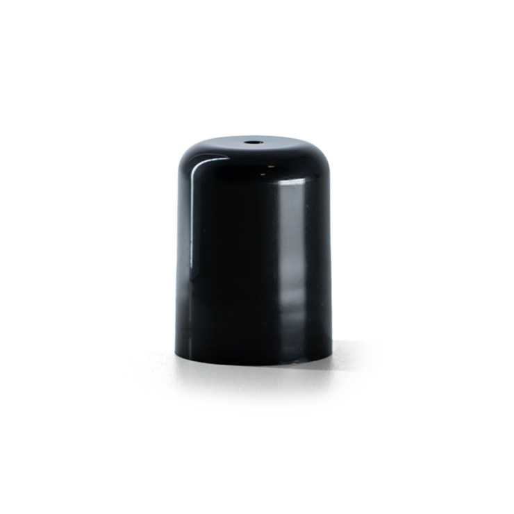 Capuchon plastique noir pour roll-on, 18/410