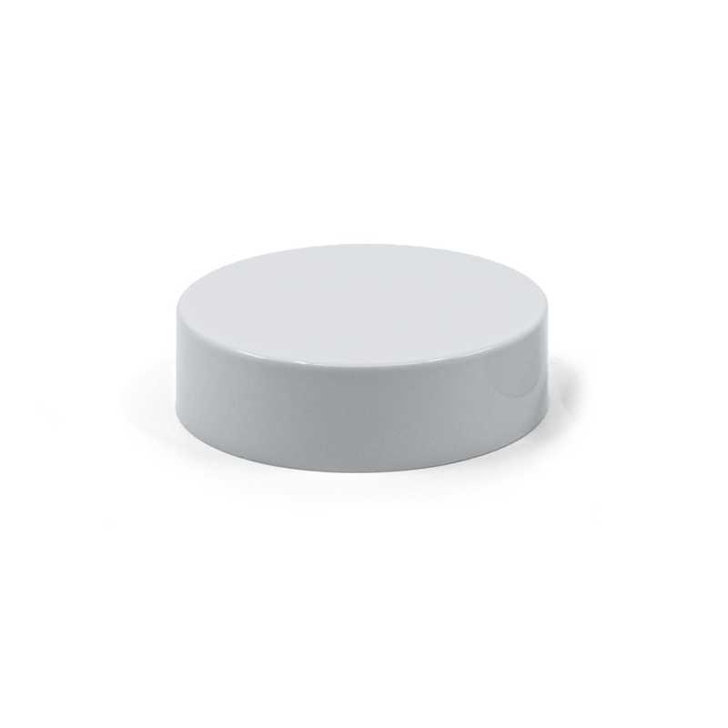 Couvercle en plastique blanc, 55 mm,