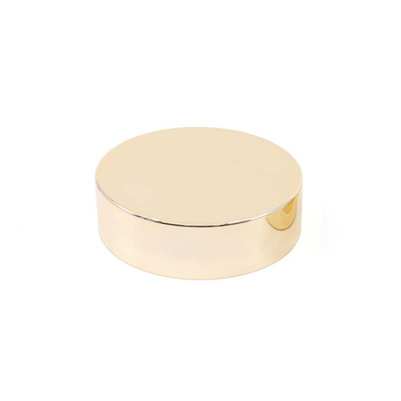 Couvercle en plastique or brillant, 45 mm