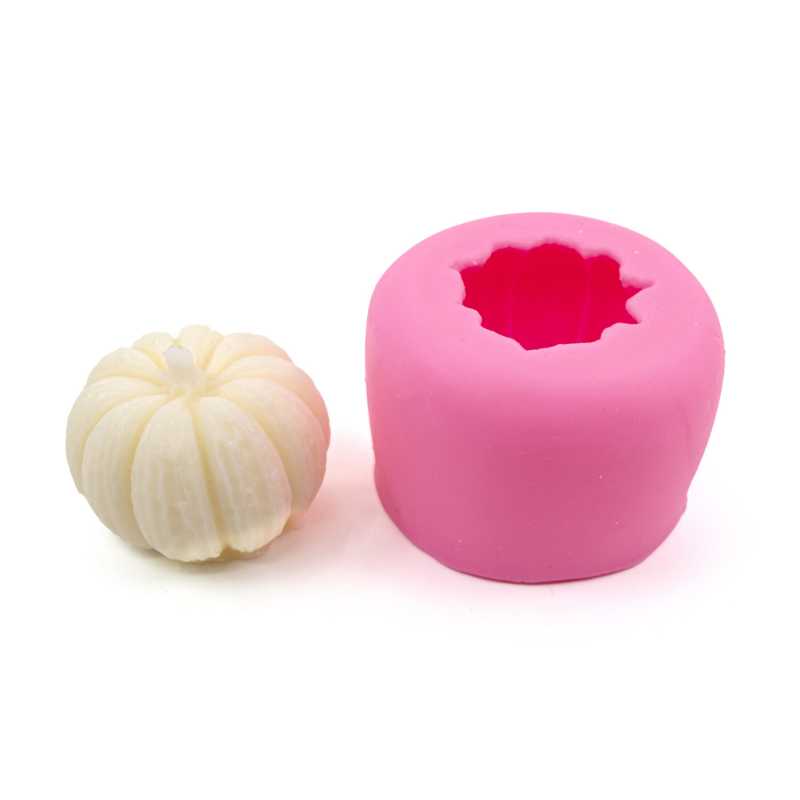 Moule à savon en silicone, citrouille 3D