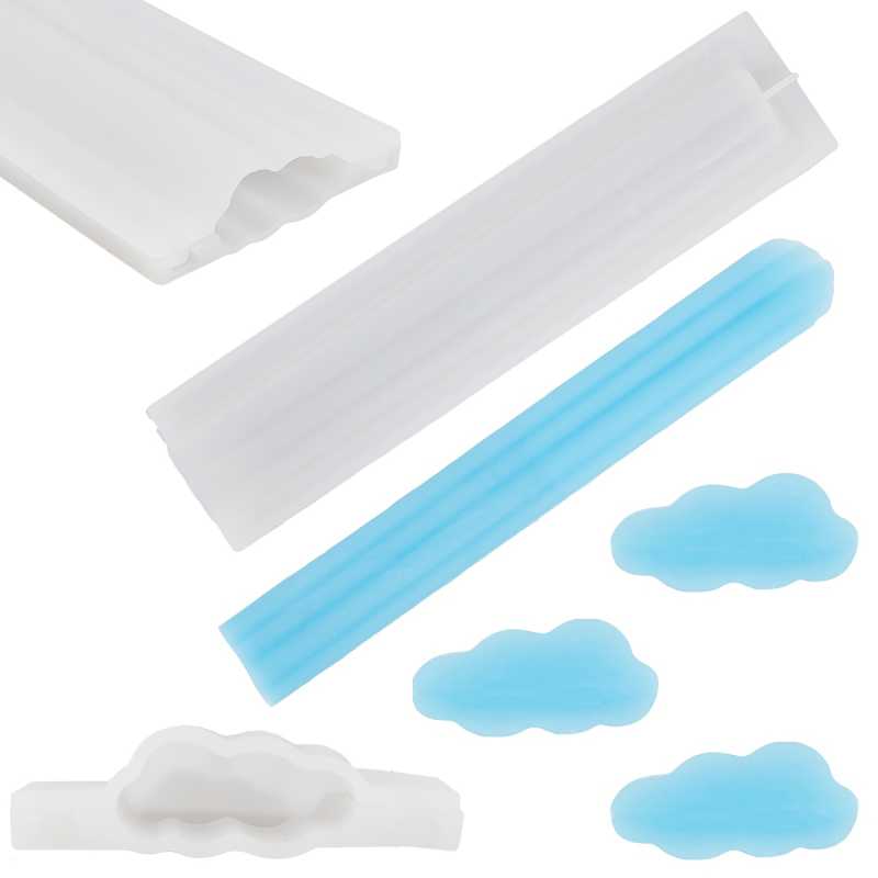 Moule à savon en silicone, tube, nuage