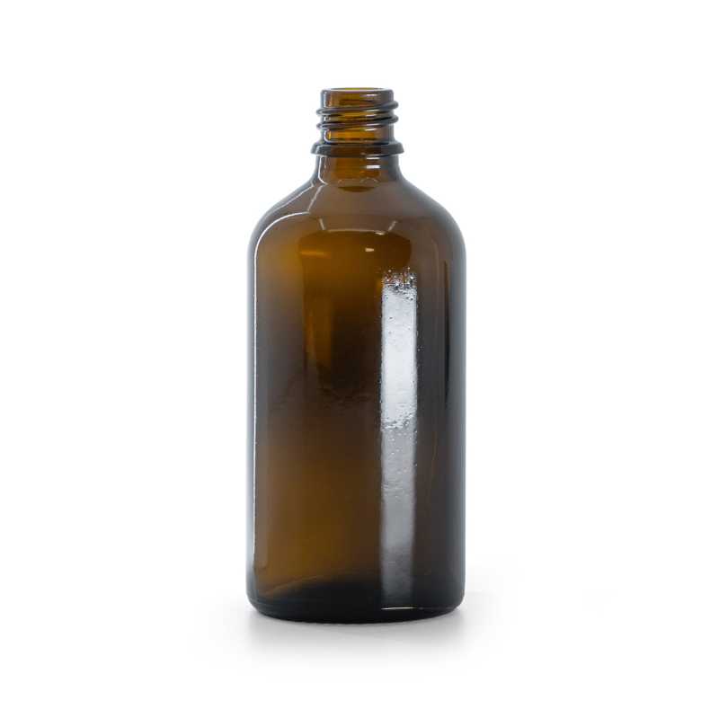Bouteille en verre ambré, 100 ml, 120 pièces