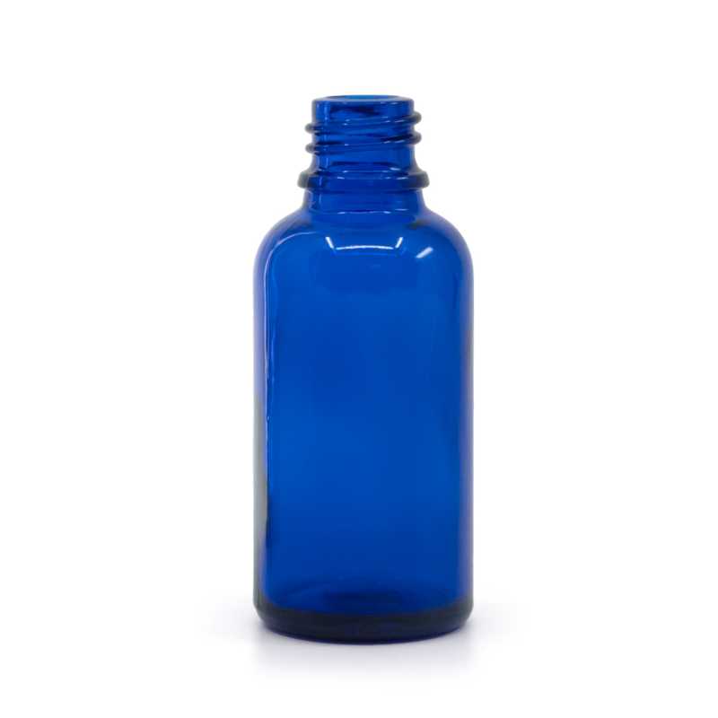 Flacon en verre bleu, 30 ml