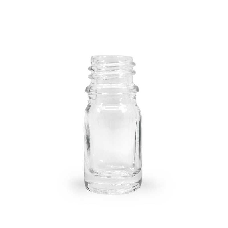 Flacon en verre transparent, 5 ml
