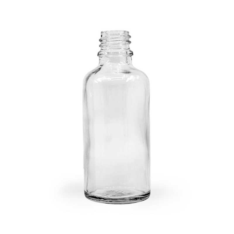 Bouteille en verre transparent, 50 ml