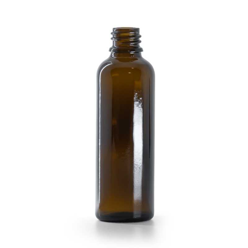 Bouteille en verre ambré, Type B, Slim, 50 ml, 143 pièces