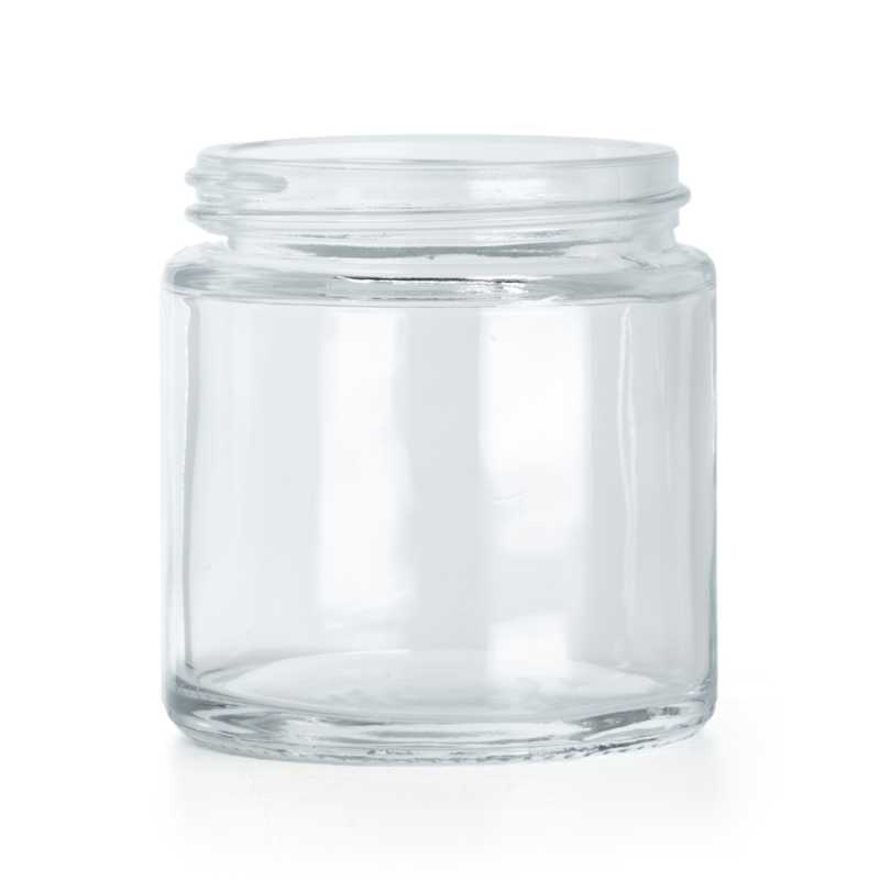 Pot en verre transparent, 100 ml