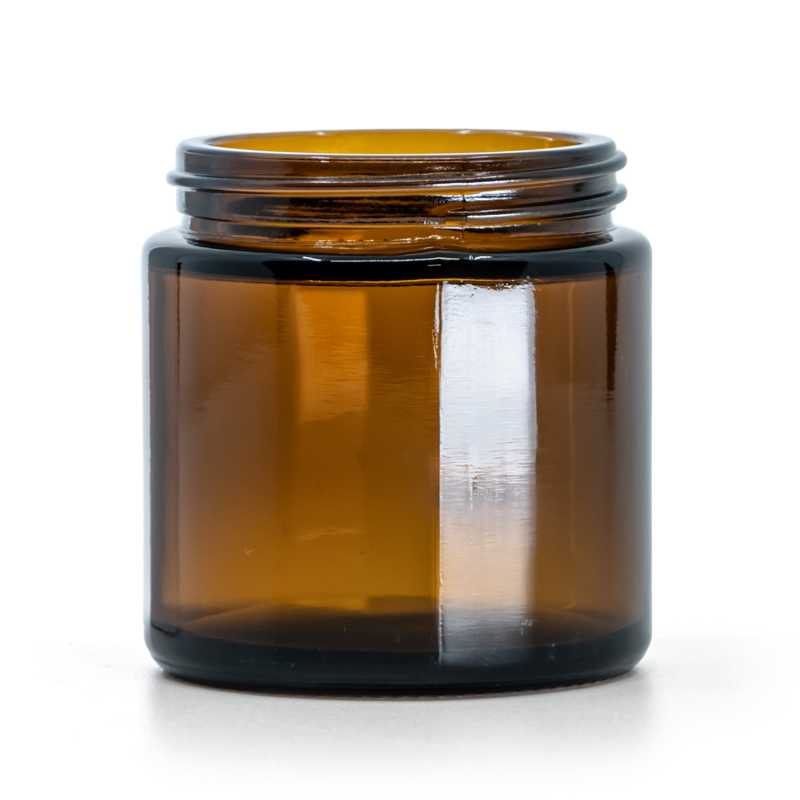 Pot en verre ambré, 100 ml