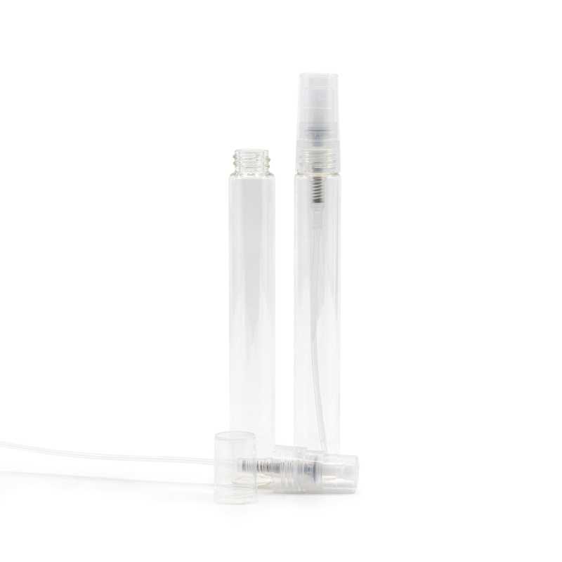 Bouteille de parfum en verre transparent, 10 ml
