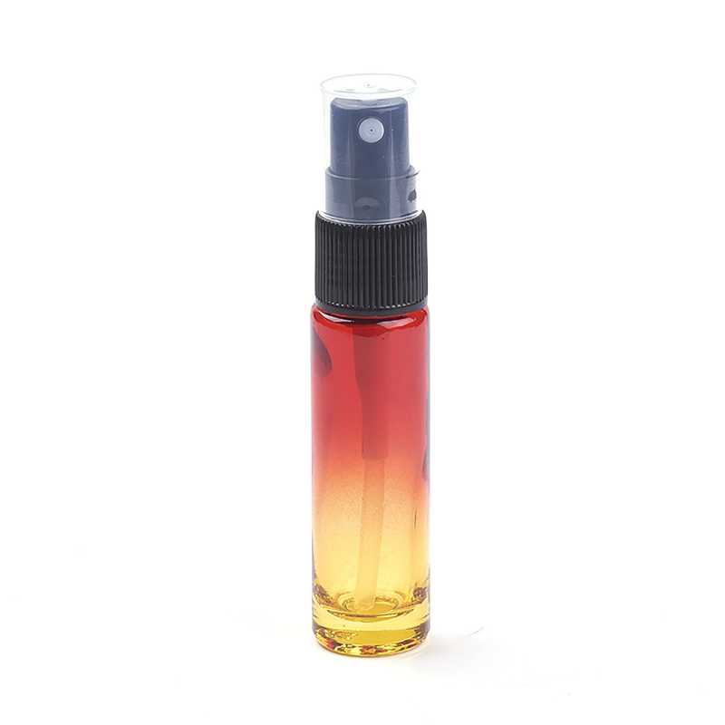 Vaporisateur de parfum en verre, rouge-jaune, 10 ml
