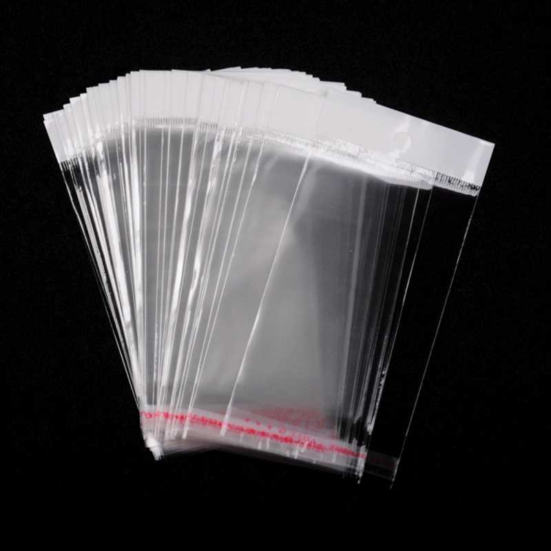Sachets en cellophane, autocollants, 10,5 x 7 cm, 10 pièces