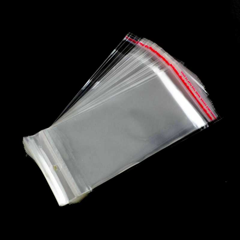 Sachets en cellophane, auto-scellants, 6x9 cm, 10 pcs