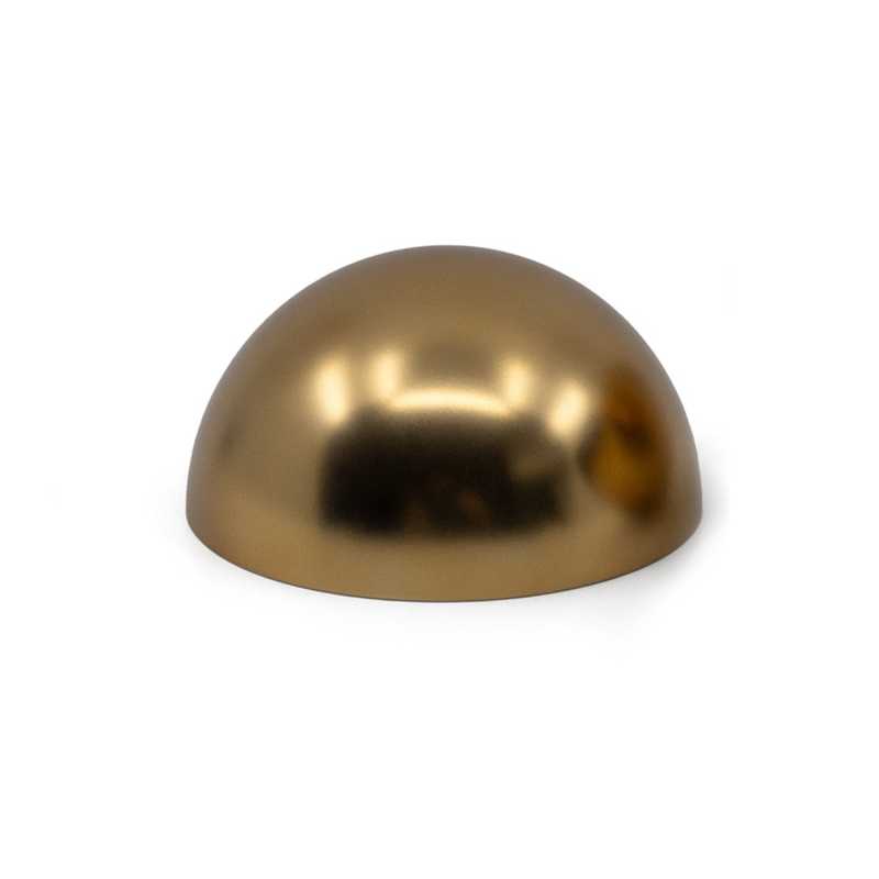 Bouchon pour bocal sphérique en plastique doré, 30 ml