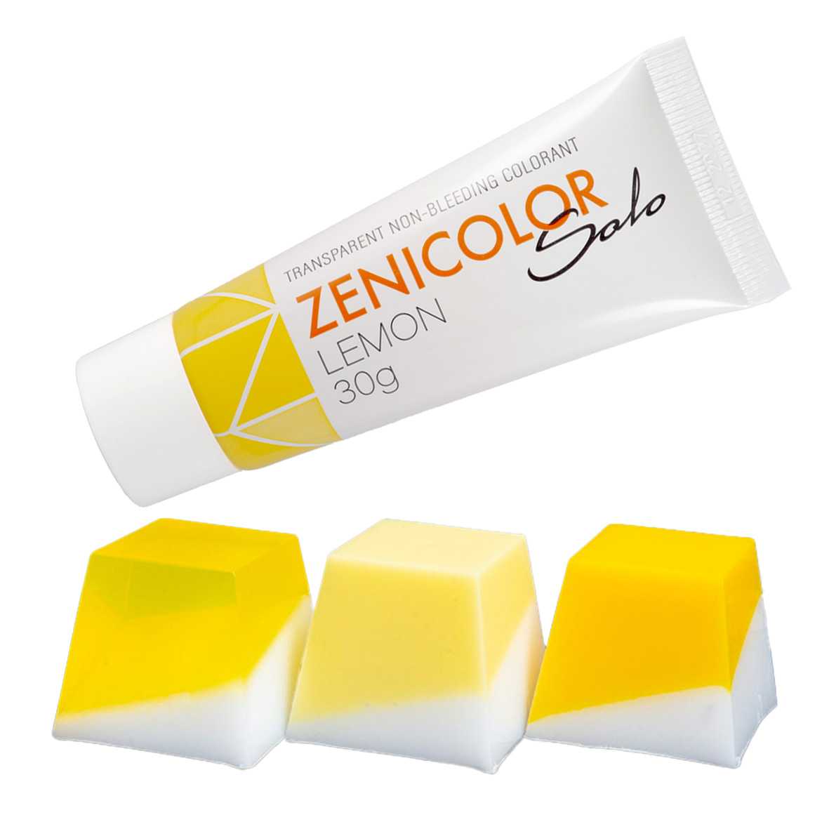 ZENICOLOR SOLO, colorant à faire fondre et à verser, 30 g Citron